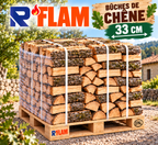 🔥 Bois de Chauffage Chêne Premium 🪵 Bûches 33 cm