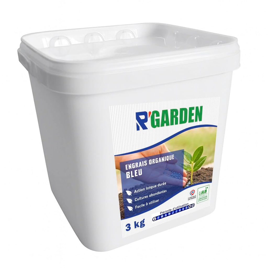 💙 Engrais Bleu Organique Premium 🌿 | Utilisable en Agriculture Biologique 🌱 | Nutrition Complète & Naturelle 🍃 | Pour des Cultures Vigoureuses 🌾