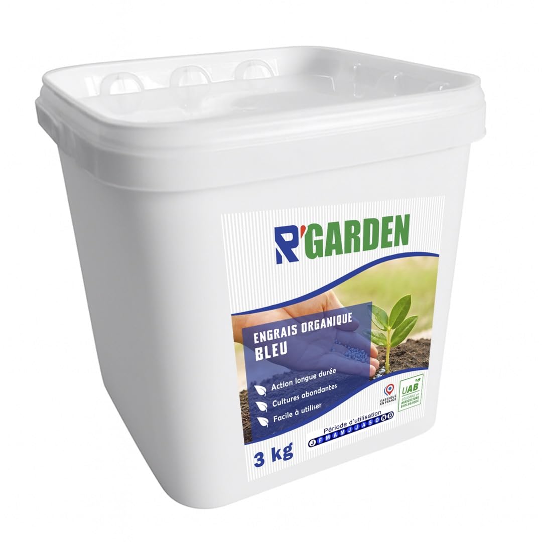 💙 Engrais Bleu Organique Premium 🌿 | Utilisable en Agriculture Biologique 🌱 | Nutrition Complète & Naturelle 🍃 | Pour des Cultures Vigoureuses 🌾