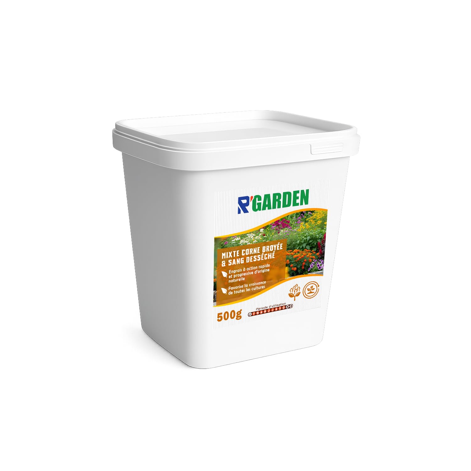 🌿 Engrais Organique Mixte Corne Broyée & Sang Desséché 🐄 | Engrais Naturel 🍃 à Action Rapide ⚡ & Progressive ⏳ | Favorise la Croissance de Toutes les Cultures 🌱 | Fabriqué en France 🇫🇷