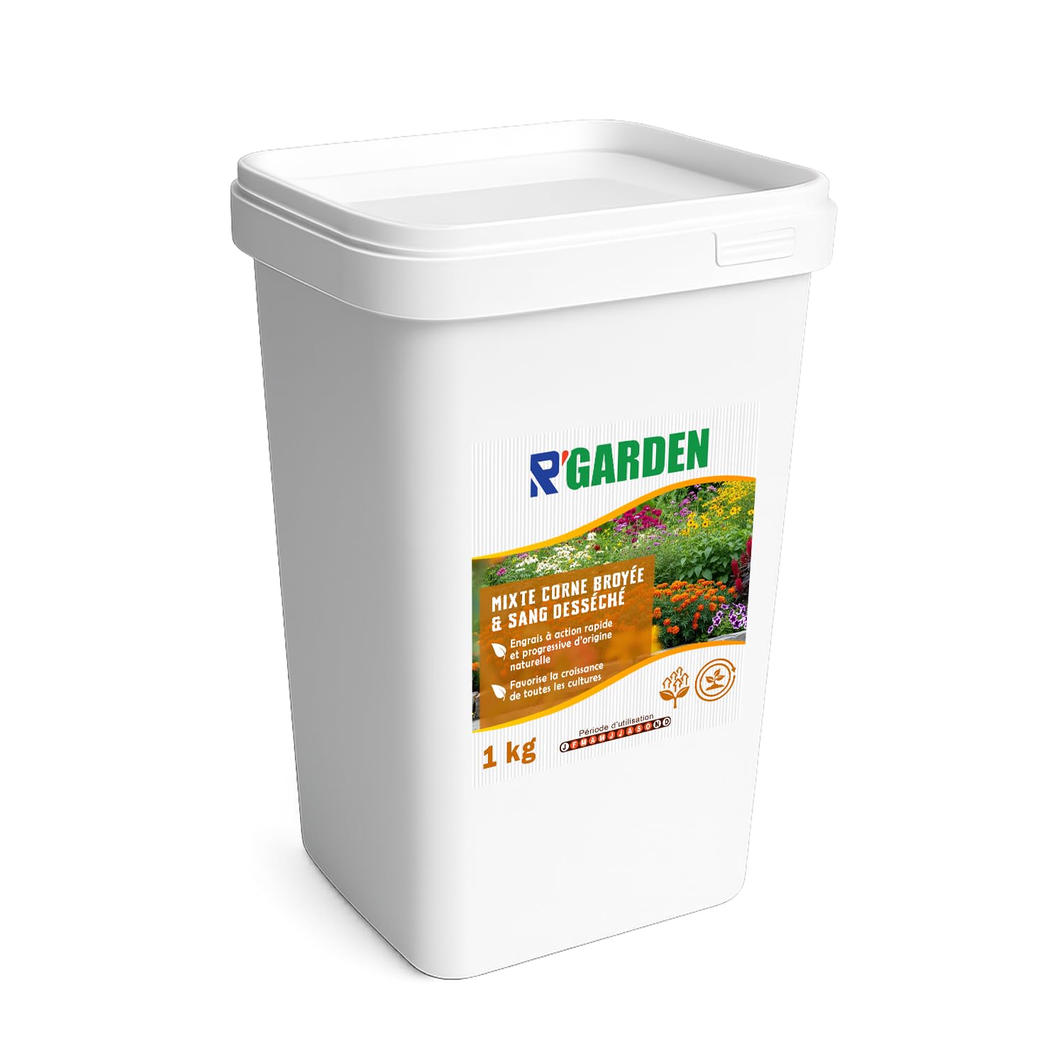 🌿 Engrais Organique Mixte Corne Broyée & Sang Desséché 🐄 | Engrais Naturel 🍃 à Action Rapide ⚡ & Progressive ⏳ | Favorise la Croissance de Toutes les Cultures 🌱 | Fabriqué en France 🇫🇷