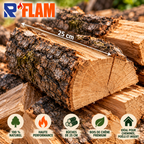 🔥 Bois de Chauffage Chêne Premium 🪵 – 1.5 Stères en Bûches de 25 cm