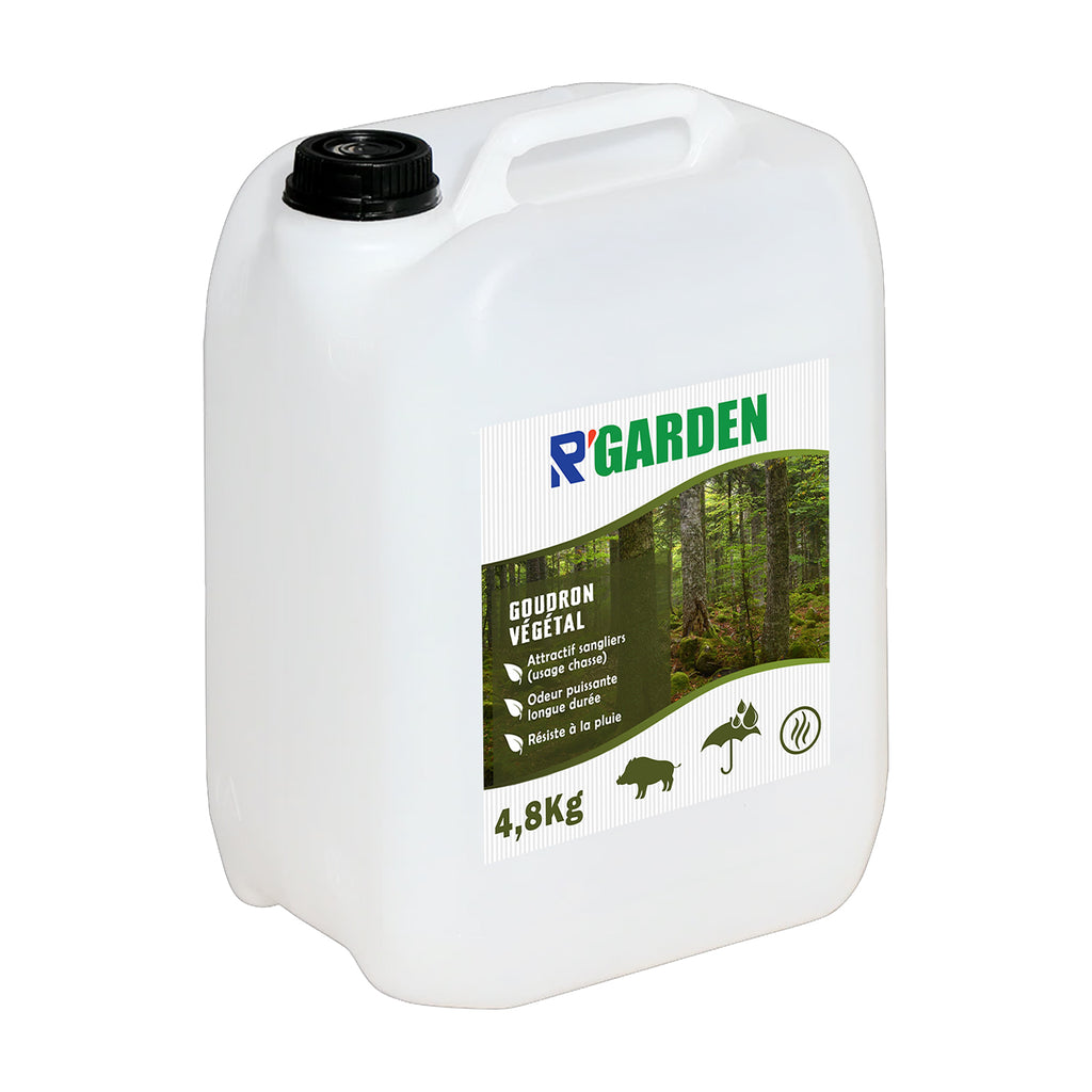 Goudron Végétal 🌲 | Attractif Sangliers Naturel 🐗 | Goudron de Bois Brut sans Créosote 🚫🧪 | Longue Durée ⏳ | Résistant à la Pluie 🌧️ | Conditionné en France 🇫🇷