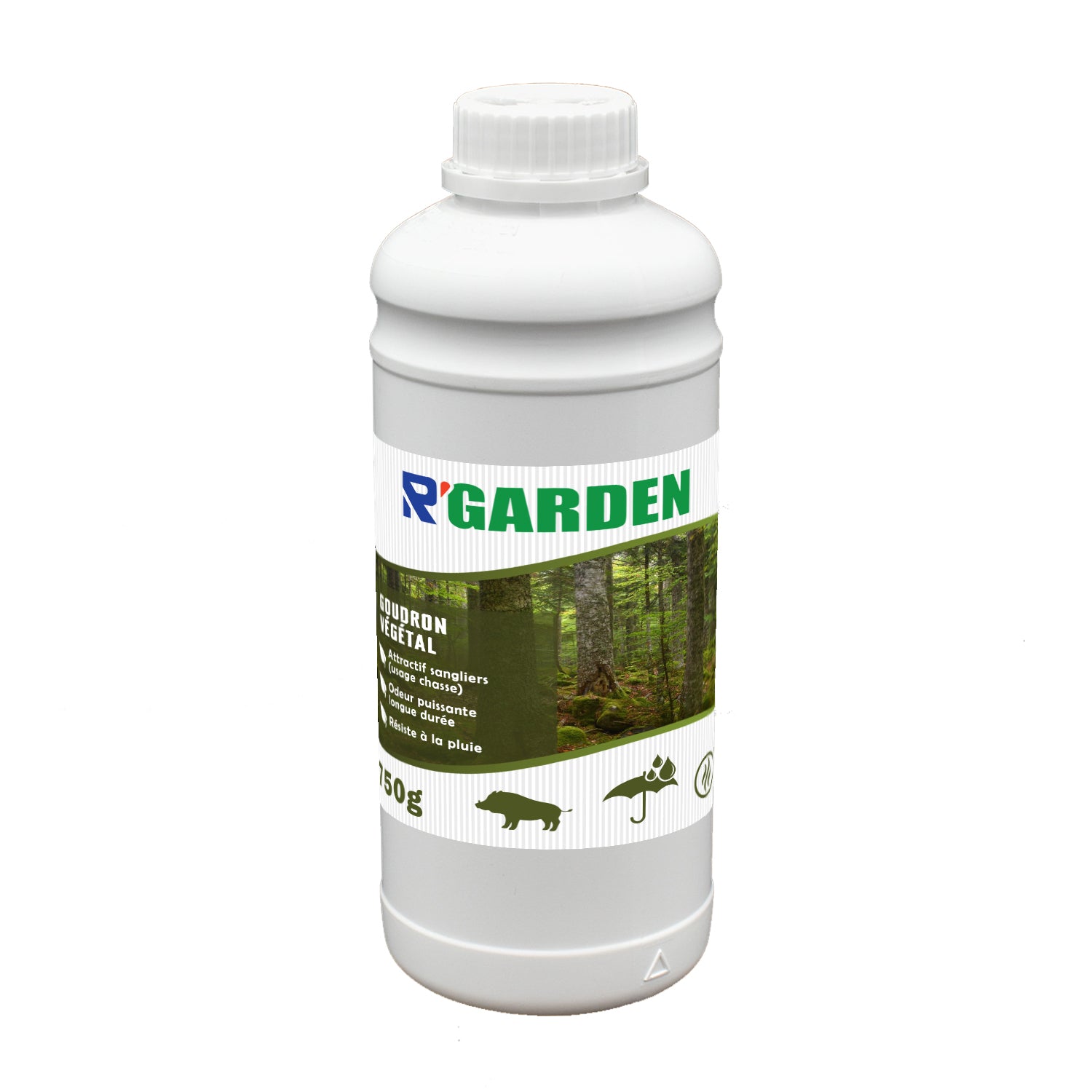 Goudron Végétal 🌲 | Attractif Sangliers Naturel 🐗 | Goudron de Bois Brut sans Créosote 🚫🧪 | Longue Durée ⏳ | Résistant à la Pluie 🌧️ | Conditionné en France 🇫🇷