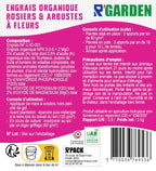 🌹 🌸Engrais Organique Rosiers & Arbustes à Fleurs