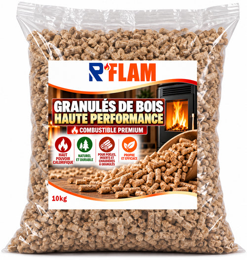 Demi-Palette - 35 sacs - Granulés de Bois Premium 10 kg