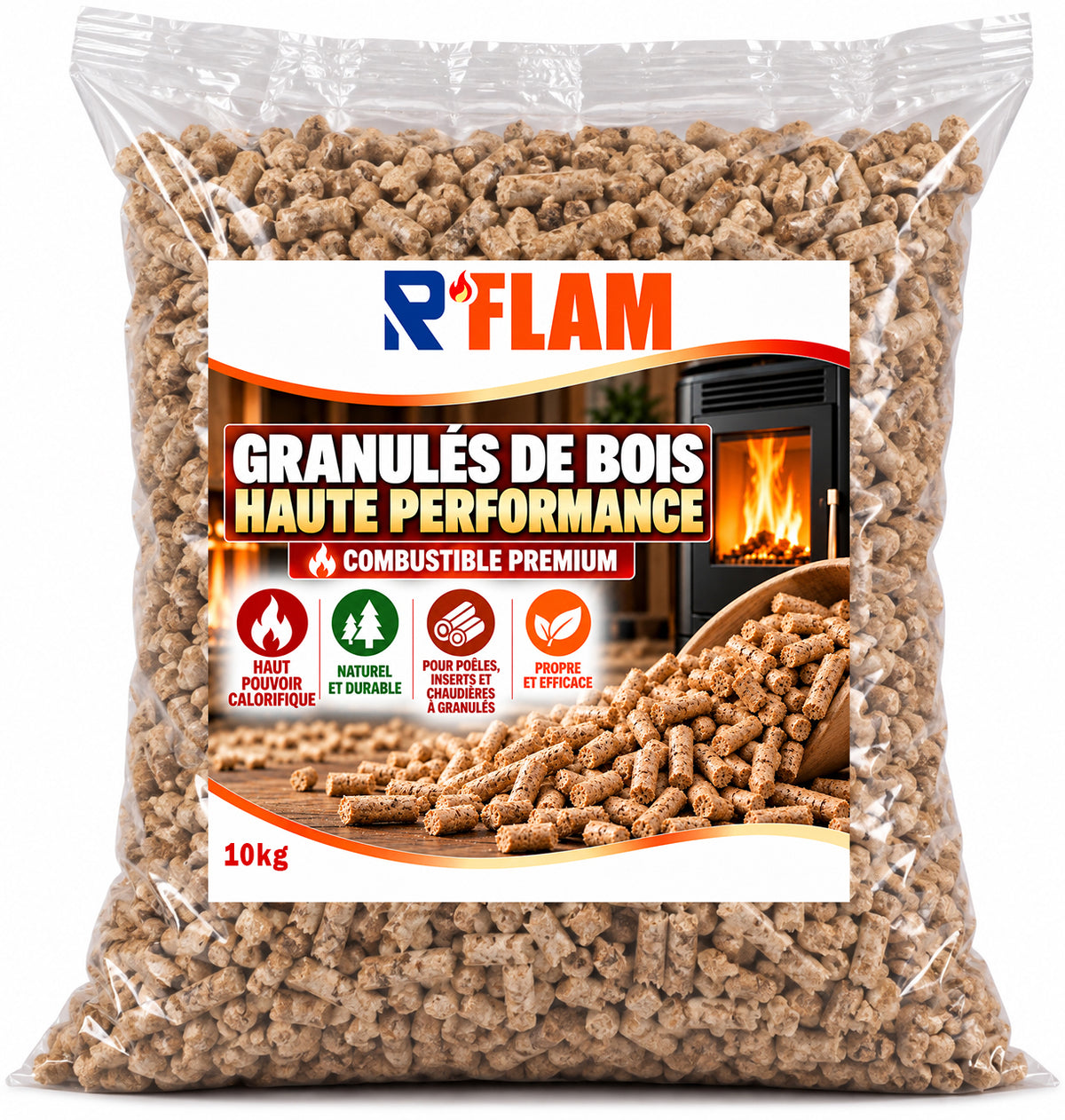 🔥🌲  Granulés de Bois 6 mm