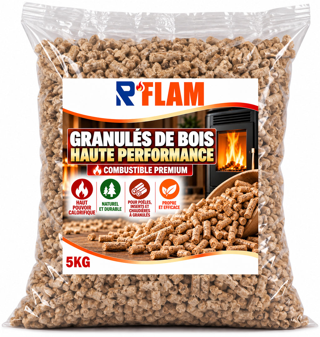 🔥🌲  Granulés de Bois 6 mm