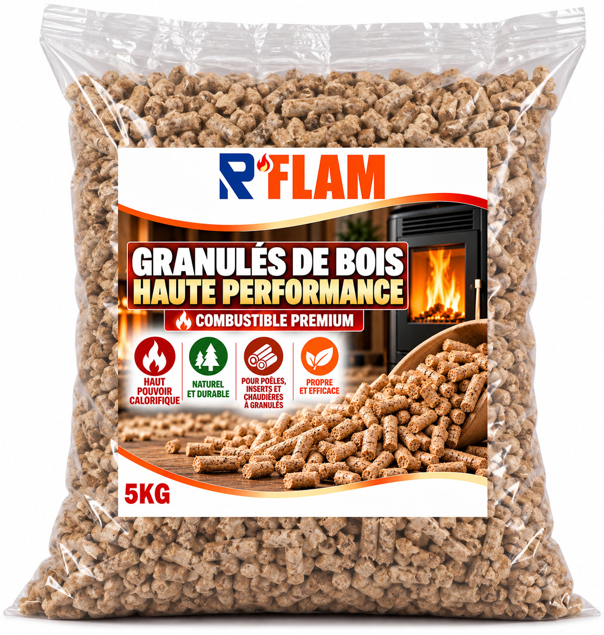 🔥🌲  Granulés de Bois 6 mm