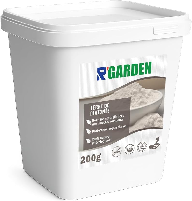 🌿 Terre de Diatomée 100% Naturelle R'Garden – Maison, Jardin, Poulailler 🏡🐔 | Poudre Multifonction 💪 | Seau Économique 🪣