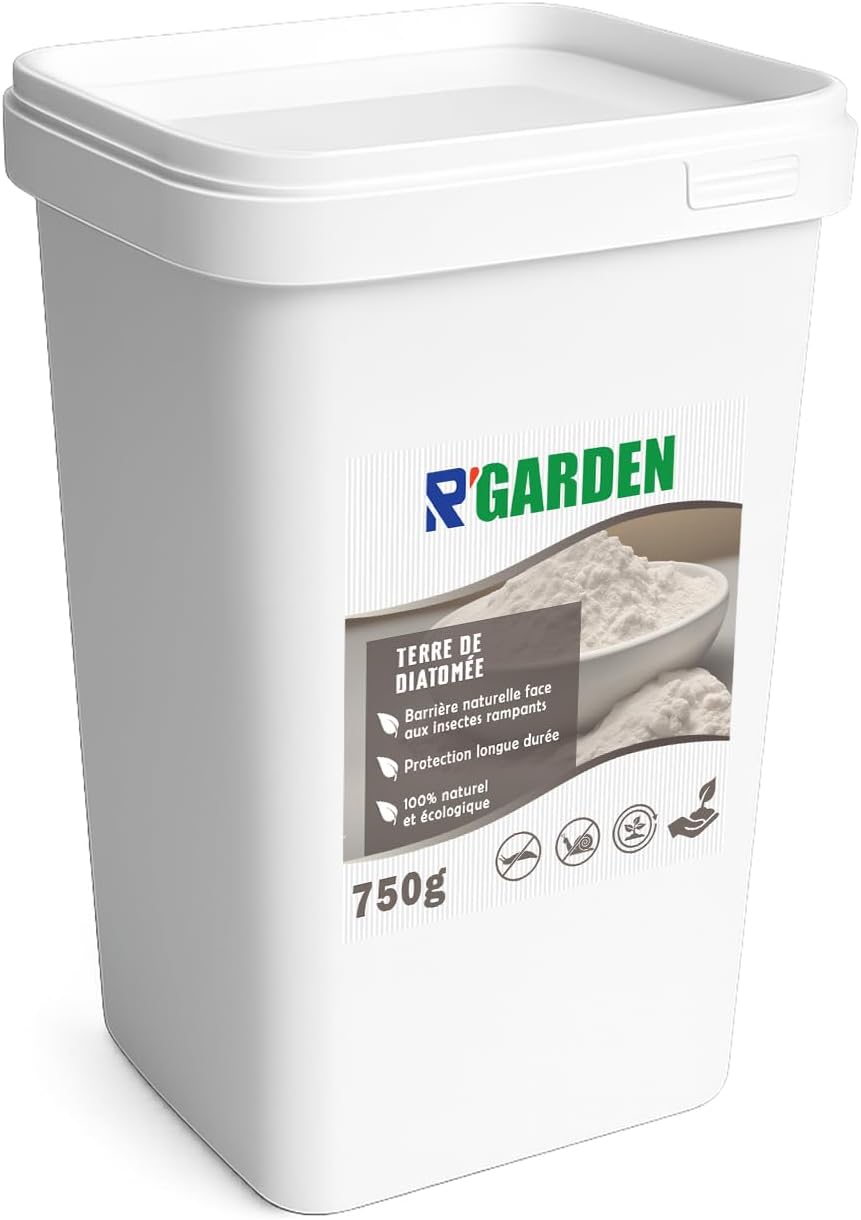 🌿 Terre de Diatomée 100% Naturelle R'Garden – Maison, Jardin, Poulailler 🏡🐔 | Poudre Multifonction 💪 | Seau Économique 🪣