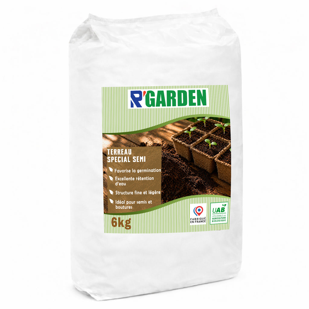 🌱 Terreau Spécial Semis R’Garden 🇫🇷 | Germination Rapide & Croissance Optimale - Fabrication Française