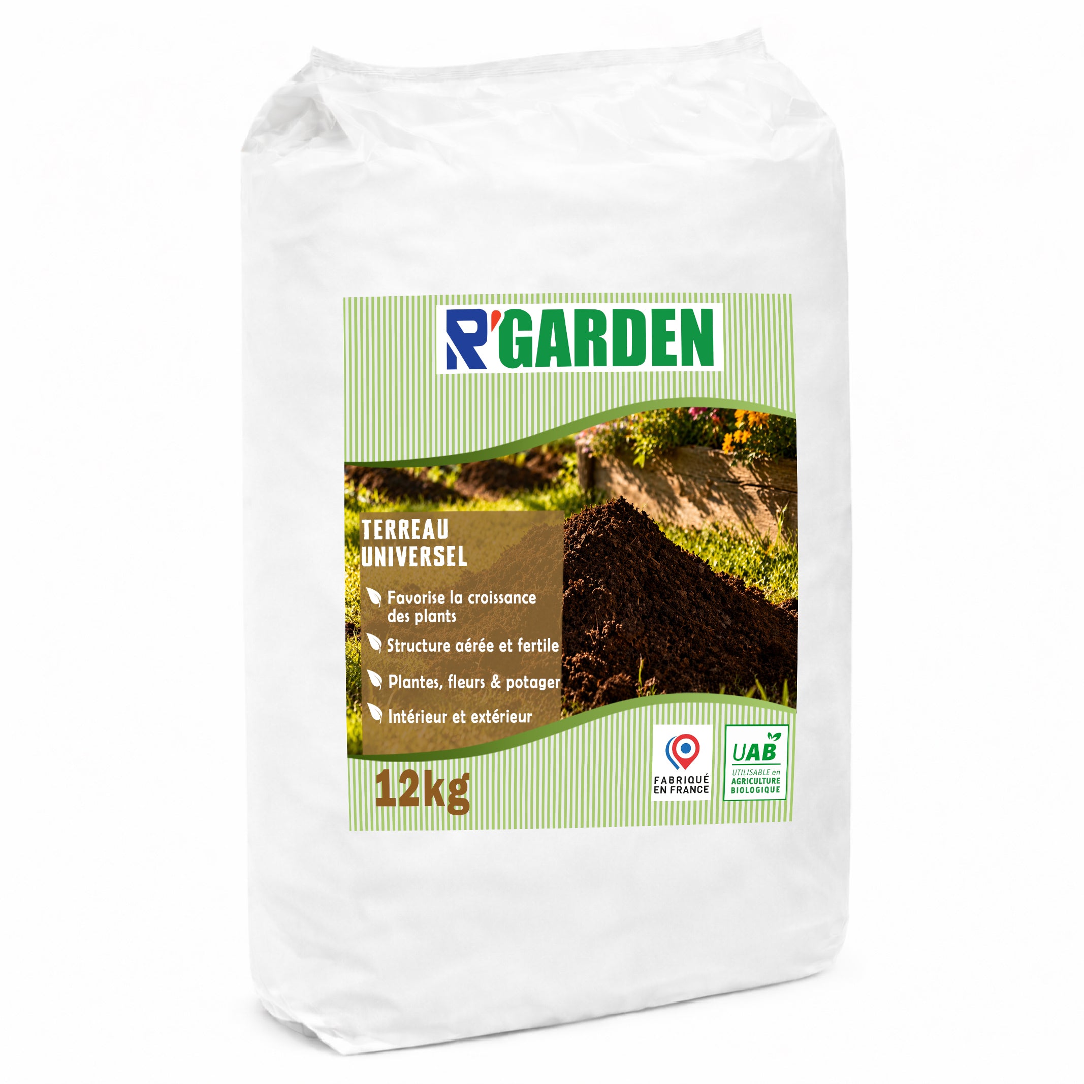 🌿 Terreau Universel Premium 🇫🇷 | Biodégradable | Parfait pour l’Agriculture Bio 🌱  Fabriqué en France