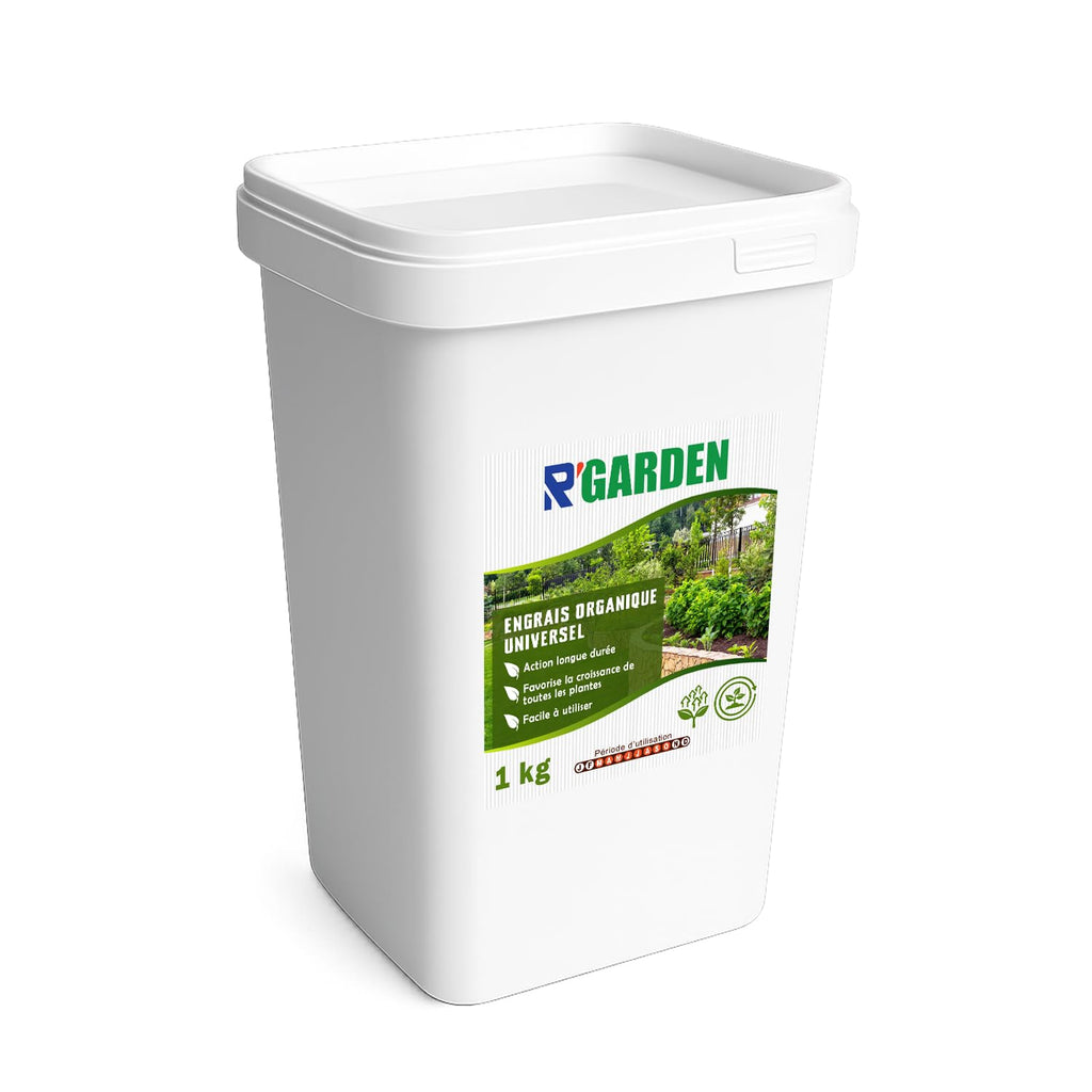 🌿 R’GARDEN – Engrais Organique Universel 🌱 | Croissance de Toutes les Plantes 🌸🌳 | Action Longue Durée ⏳ | Utilisable en Agriculture Biologique ✅ | Fabriqué en France 🇫🇷