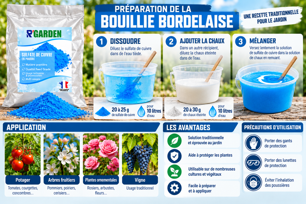 Sulfate de Cuivre - Poudre bleue