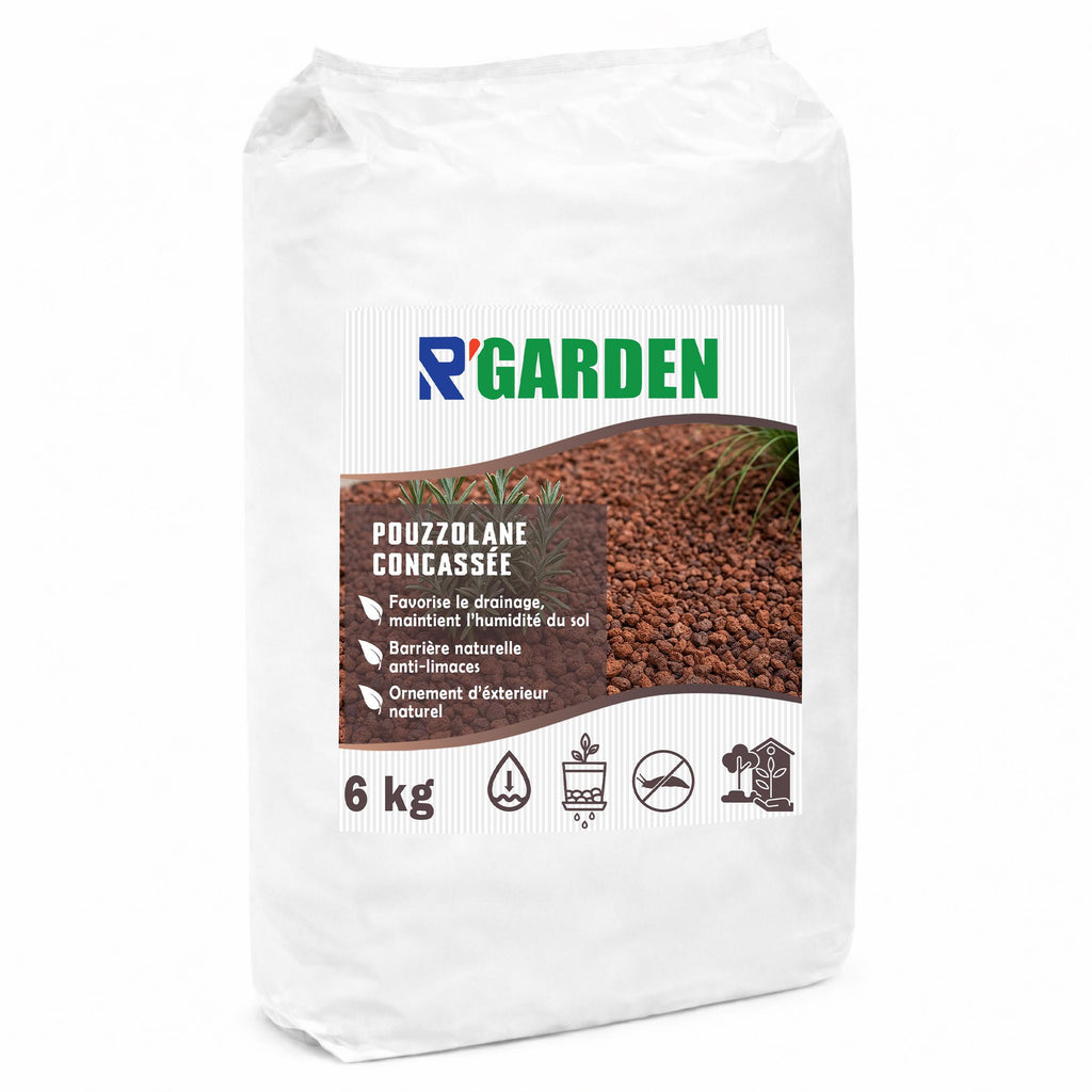 🌿 Pouzzolane Premium 🌋 | Drainage Efficace 💧 | Anti Limaces & Escargots 🐌 | Paillage & Déco Extérieur 🇫🇷
