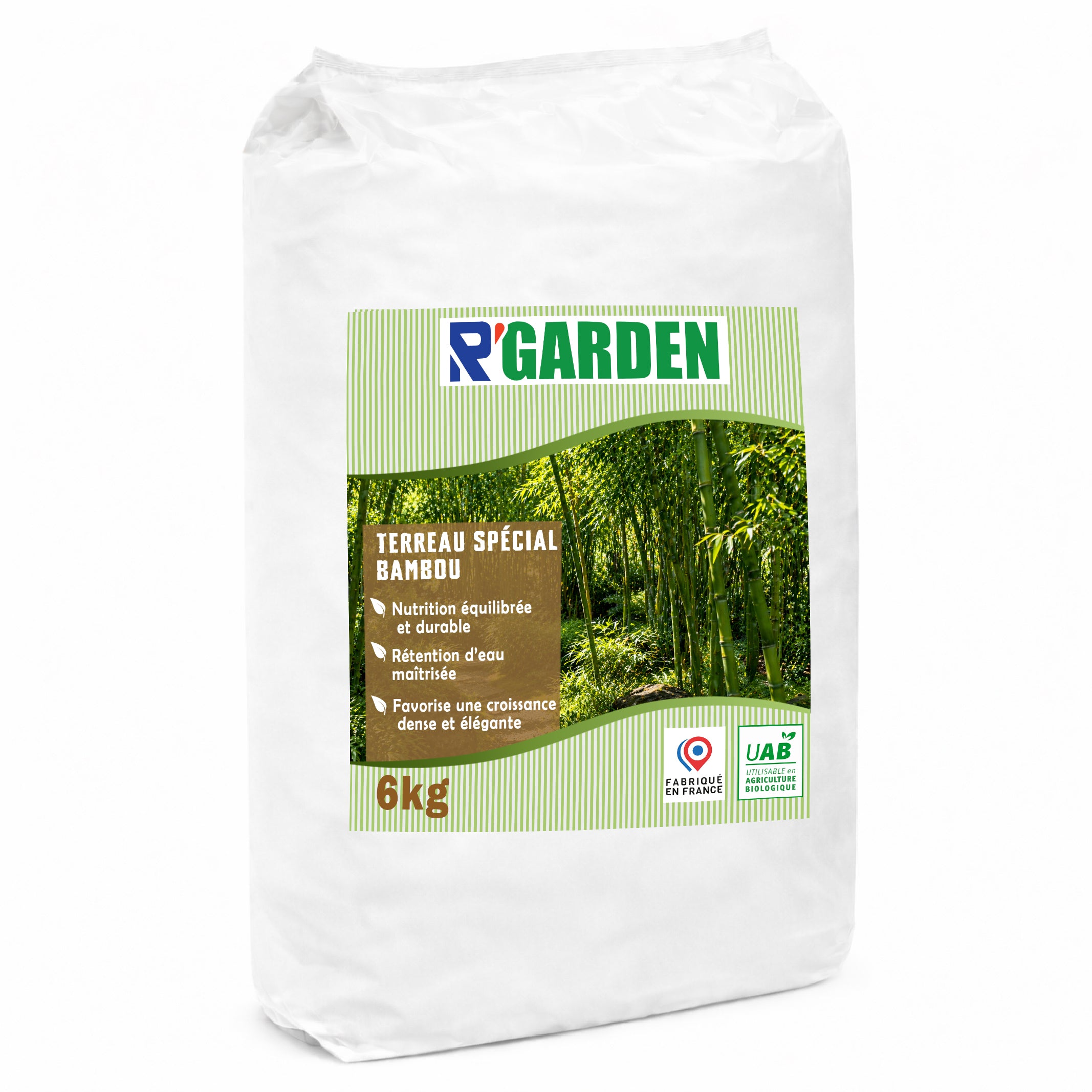 💚 Terreau Spécial Bambou et Graminées – Terreau Prêt à l'Emploi – Nutrition Équilibrée – Utilisable en Agriculture Biologique – Fabriqué en France