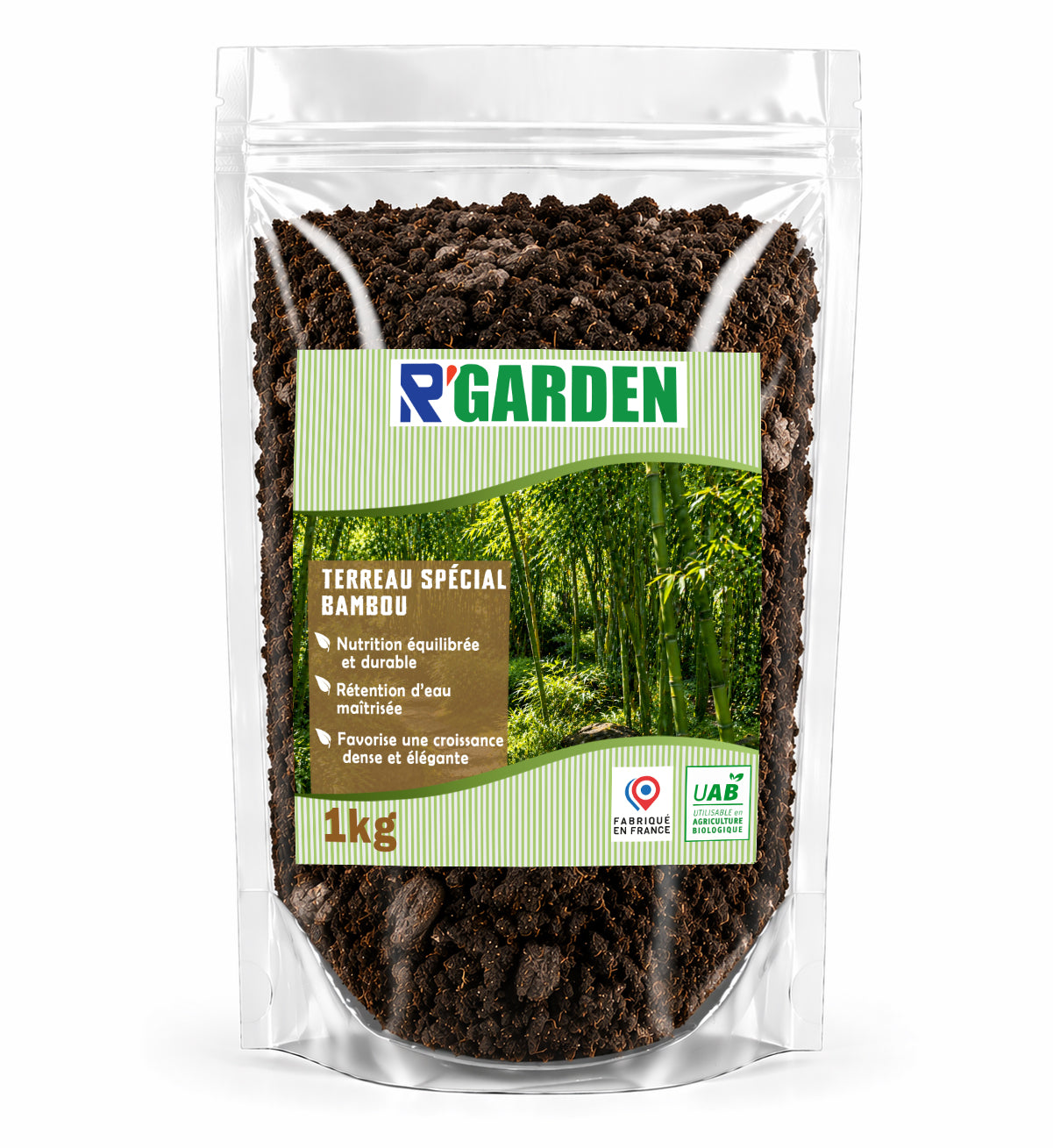 💚 Terreau Spécial Bambou et Graminées – Terreau Prêt à l'Emploi – Nutrition Équilibrée – Utilisable en Agriculture Biologique – Fabriqué en France